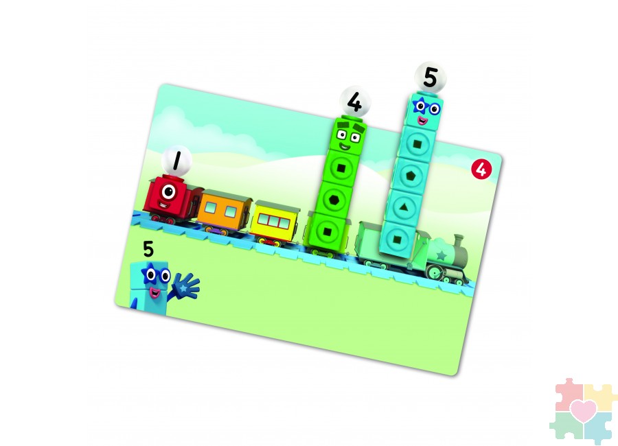 картинка "Соединяющиеся кубики. Математические связи .Numberblocks", с карточками (251 элементов) от магазина снабжение школ