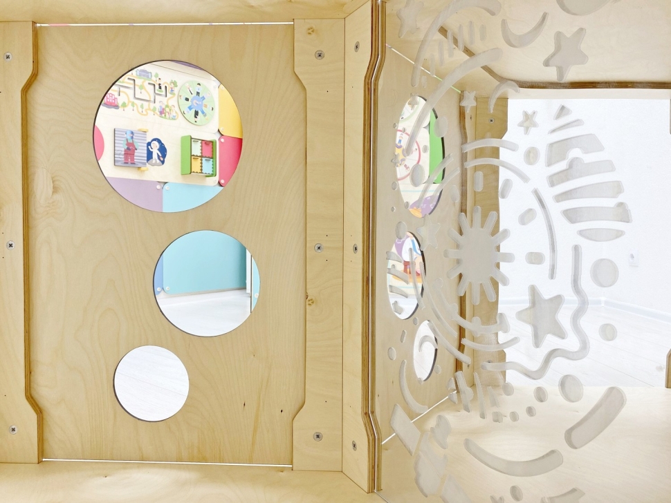 картинка Модульный игровой домик «Сотикум» (зеркало) от магазина снабжение школ