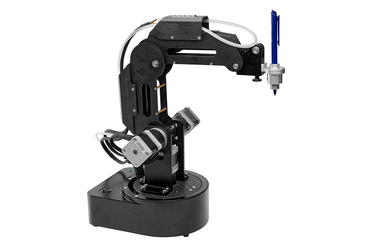картинка Учебный робот-манипулятор  SD1-4-350 (Четырёхосевой учебный робот- манипулятор с модульными сменными насадками) от магазина снабжение школ