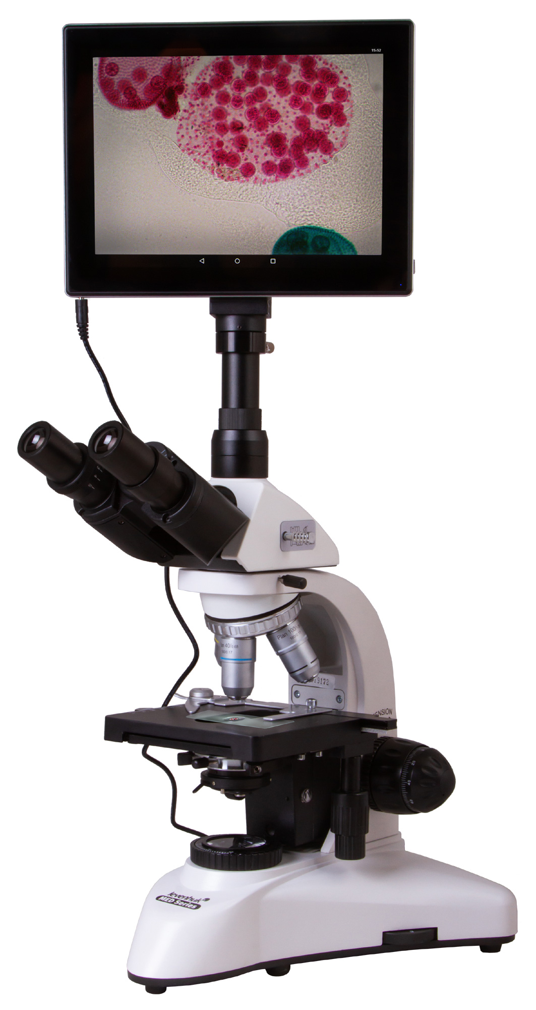 картинка Микроскоп цифровой Levenhuk MED D25T LCD, тринокулярный от магазина снабжение школ
