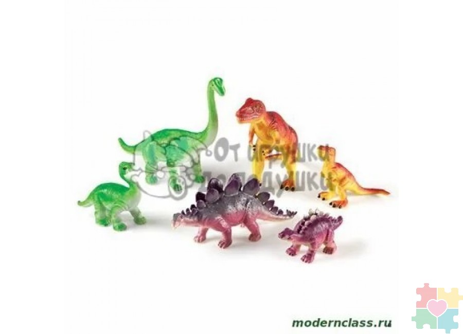 картинка Развивающая игрушка "Эра динозавров. Мамы и малыши" (6 элементов) от магазина снабжение школ