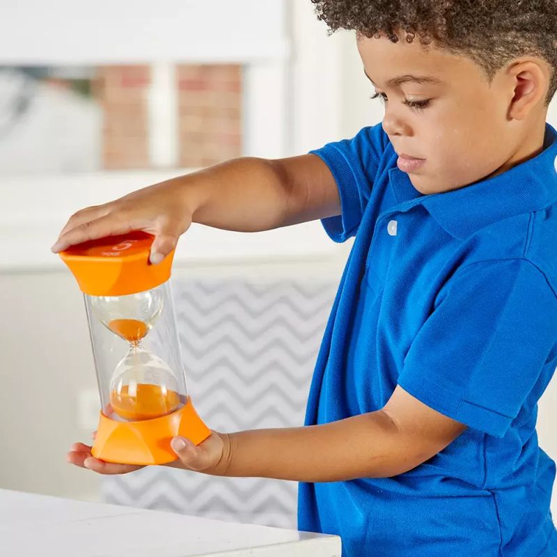 картинка Развивающая игрушка "Песочные часы. 5 минут" (Гигантский таймер, оранжевый) от магазина снабжение школ