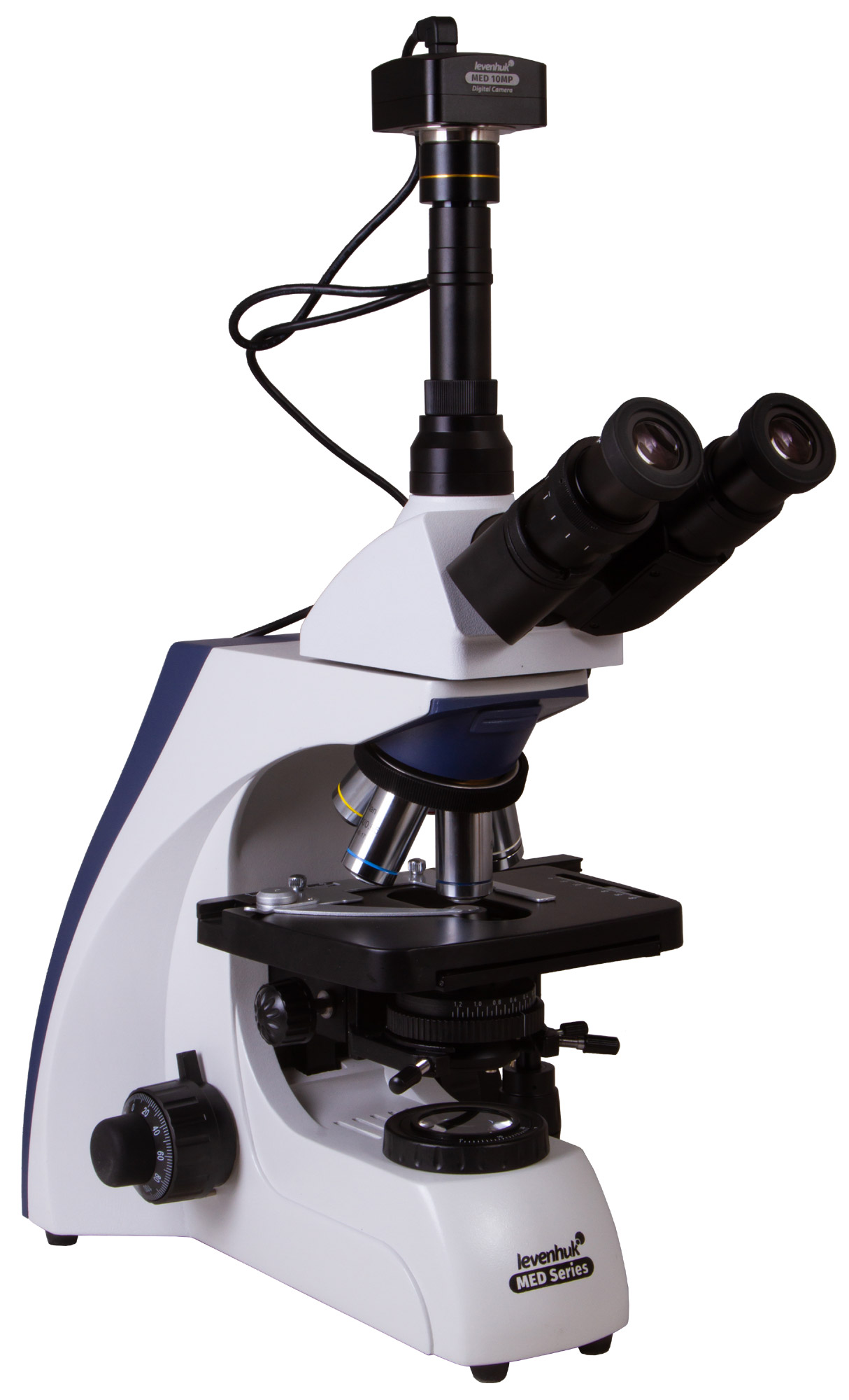 картинка Микроскоп цифровой Levenhuk MED D35T, тринокулярный от магазина снабжение школ
