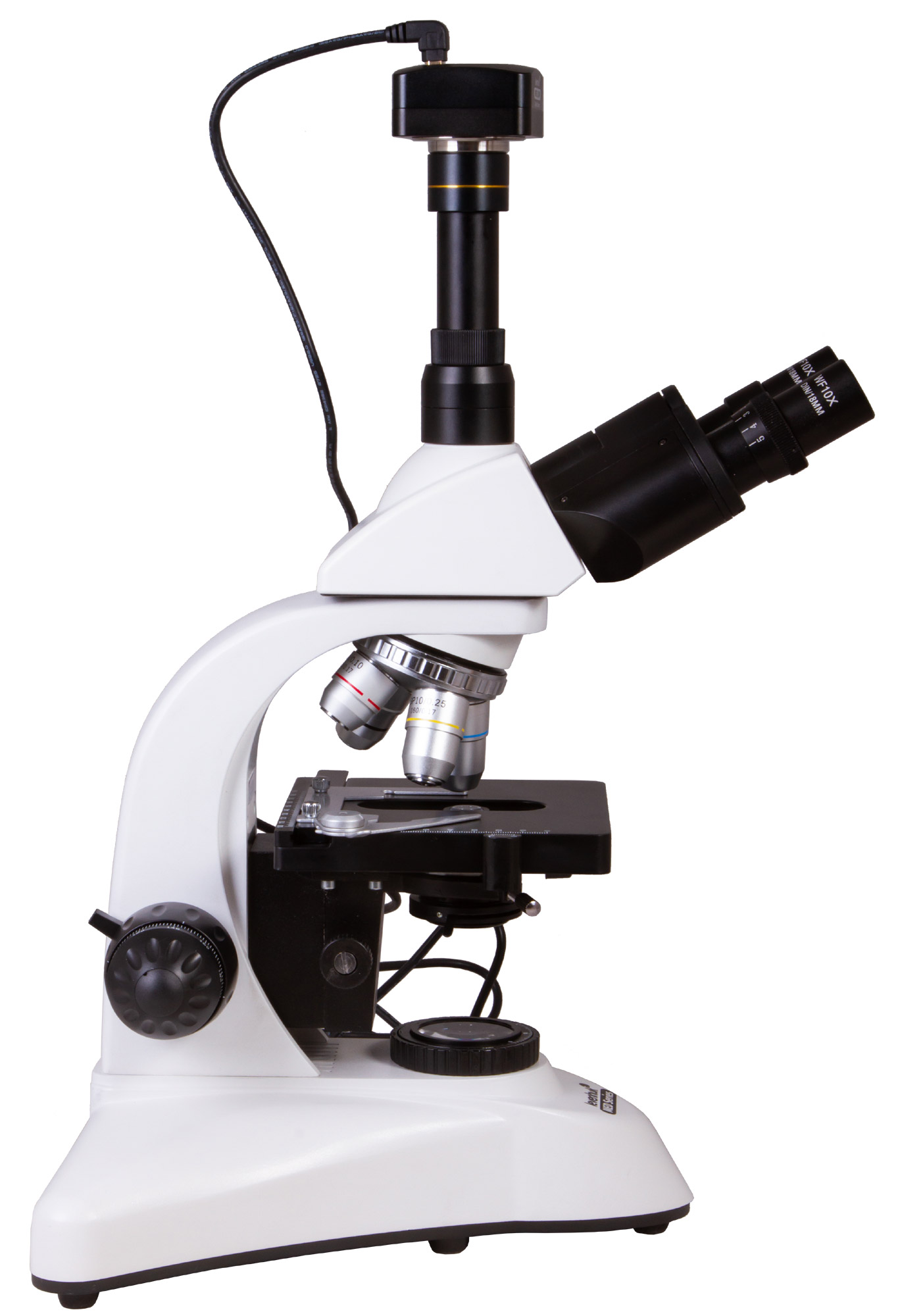 картинка Микроскоп цифровой Levenhuk MED D20T, тринокулярный от магазина снабжение школ