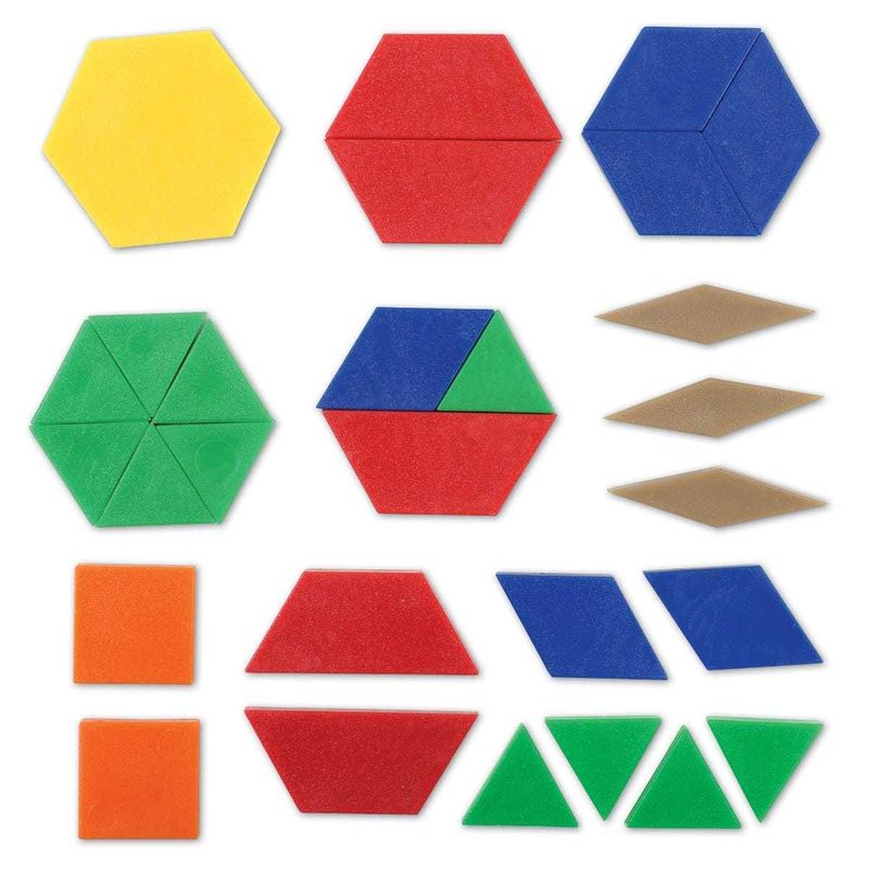 картинка Мозаика Геометрические фигуры  (пластиковые, 250 элементов) от магазина снабжение школ