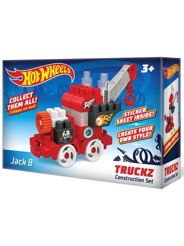 картинка Детский развивающий конструктор Bauer Hot Wheels Серия Truckz Jack 8 3+ от магазина снабжение школ