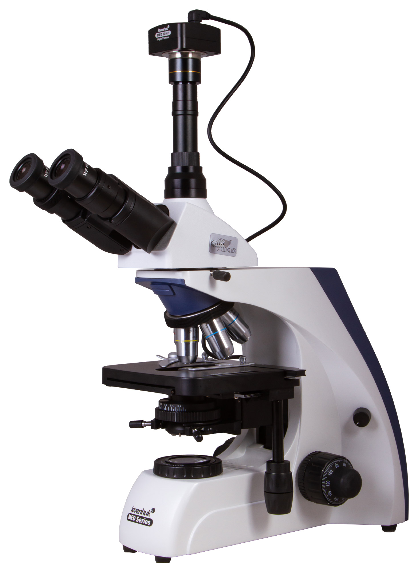 картинка Микроскоп цифровой Levenhuk MED D30T, тринокулярный от магазина снабжение школ