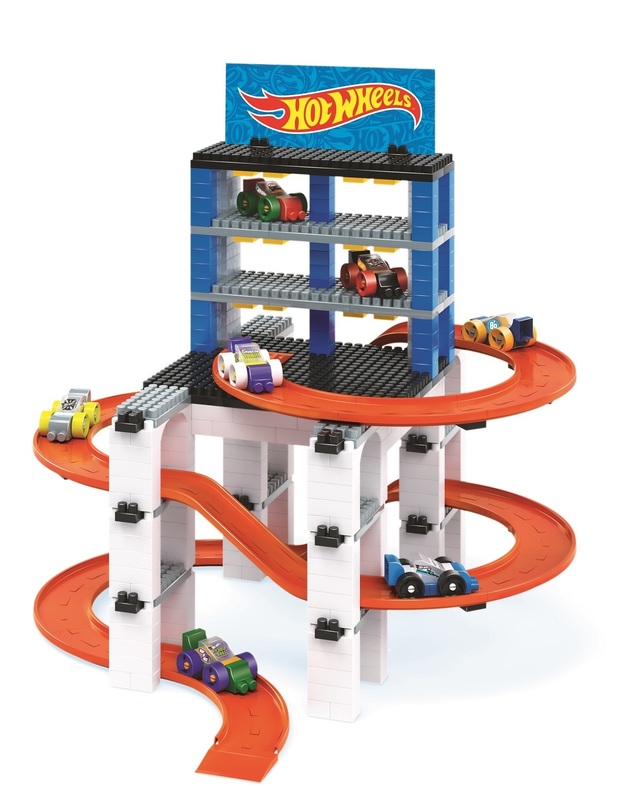 картинка Детский развивающий конструктор Bauer набор "Hot Wheels Mega City Track & Cars" 3+ от магазина снабжение школ
