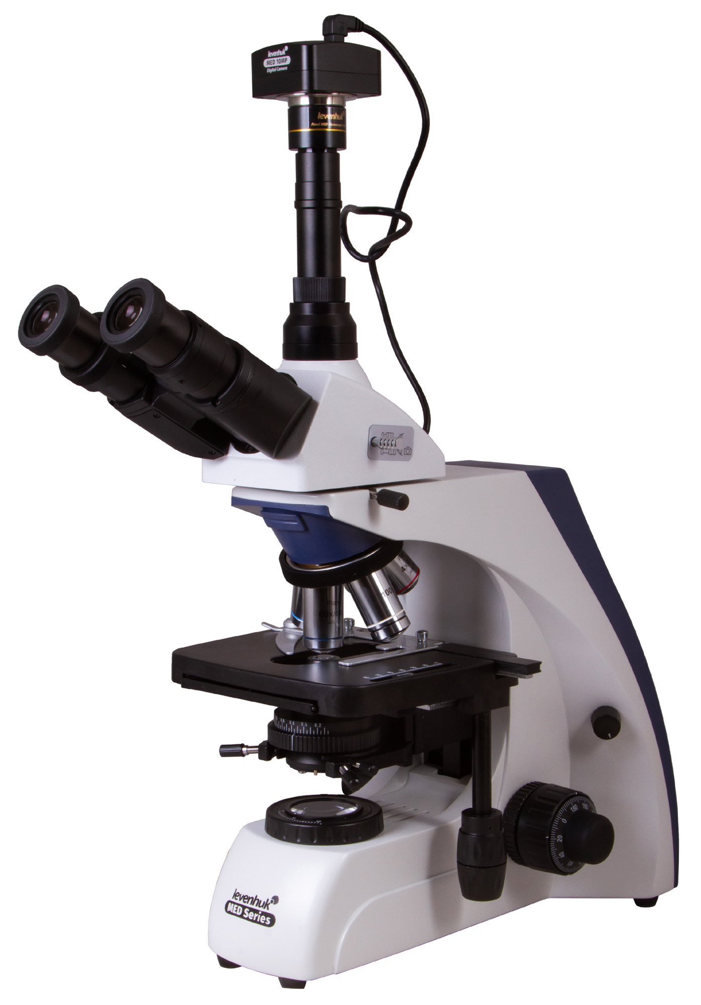 картинка Микроскоп цифровой Levenhuk MED D35T, тринокулярный от магазина снабжение школ