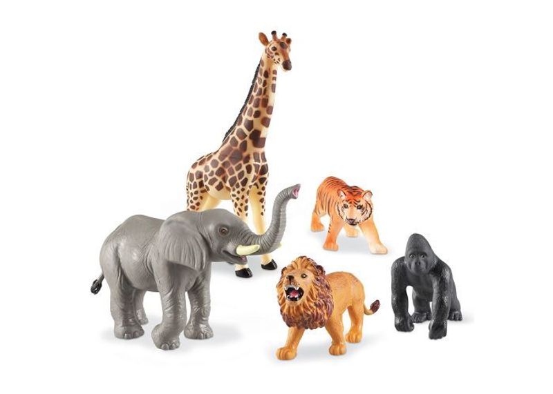 картинка Развивающая игрушка «Животные джунглей» (5 элементов) от магазина снабжение школ