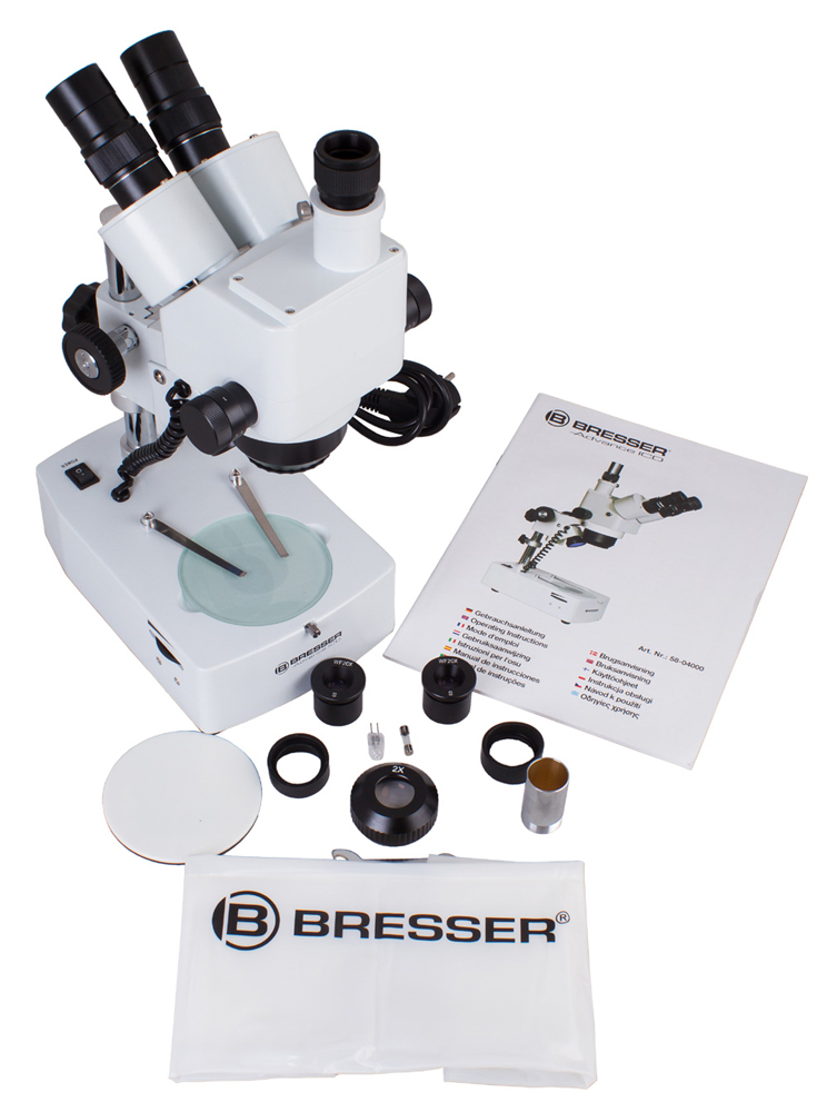 картинка Микроскоп Bresser Advance ICD 10x-160x от магазина снабжение школ