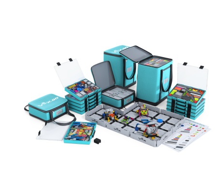 картинка VEX GO Комплект для класса Kit 5-pack with Storage (5 наборов) от магазина снабжение школ