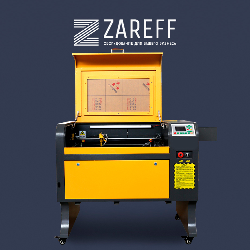 картинка Лазерный станок Zareff Ruida 600х400 мм 50W от магазина снабжение школ