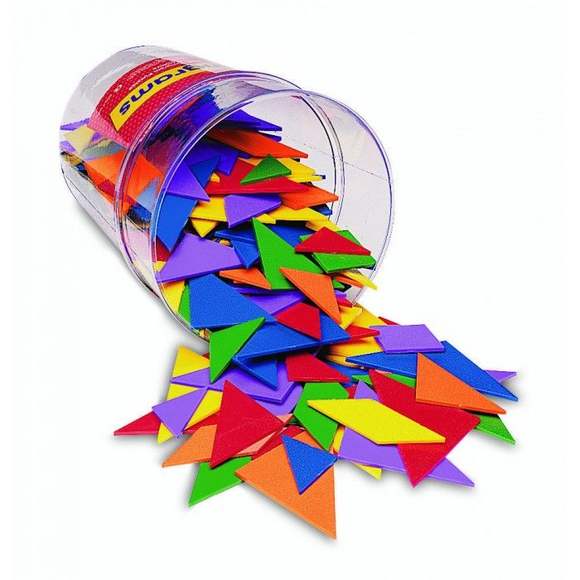 картинка Развивающая игрушка "Танграм"  (4 цвета, 30 элементов) от магазина снабжение школ