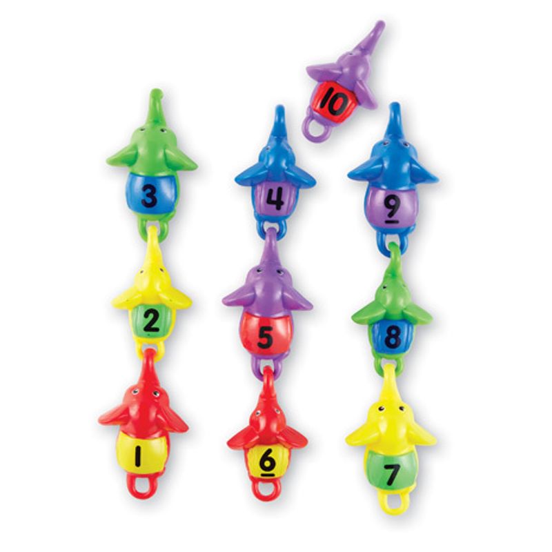 картинка Развивающая игрушка «Разноцветные слоны» (серия Snap-N-Learn, 10 элементов) от магазина снабжение школ