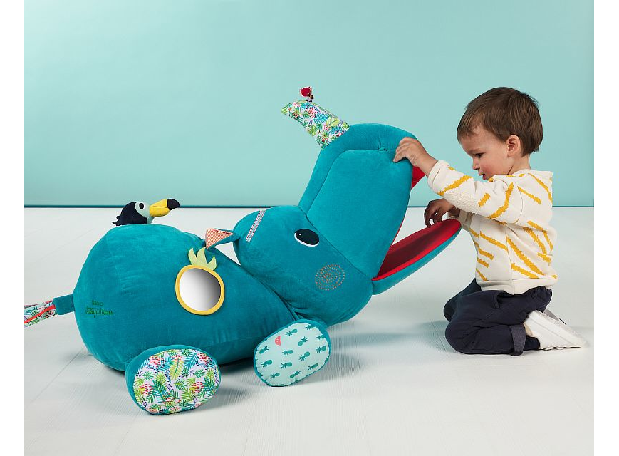 картинка Мягкая развивающая игрушка Lilliputiens «Носорог Мариус» от магазина снабжение школ