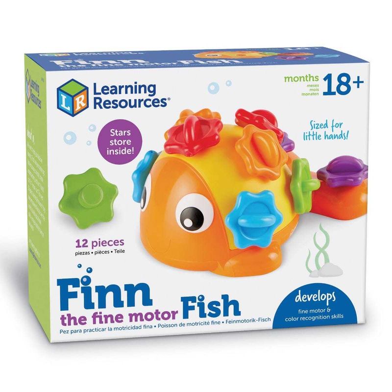 картинка Развивающая игрушка "Рыбка Финн"  (12 элементов) от магазина снабжение школ