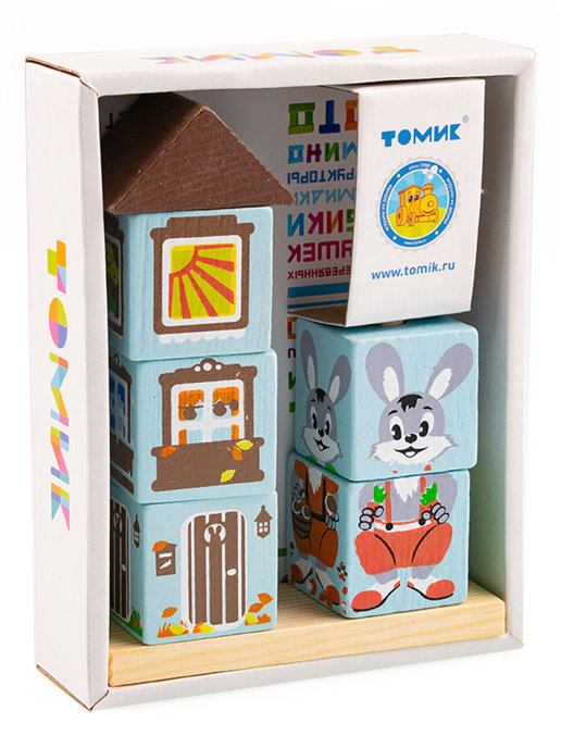 картинка Кубики на палочке "Зайка" от магазина снабжение школ
