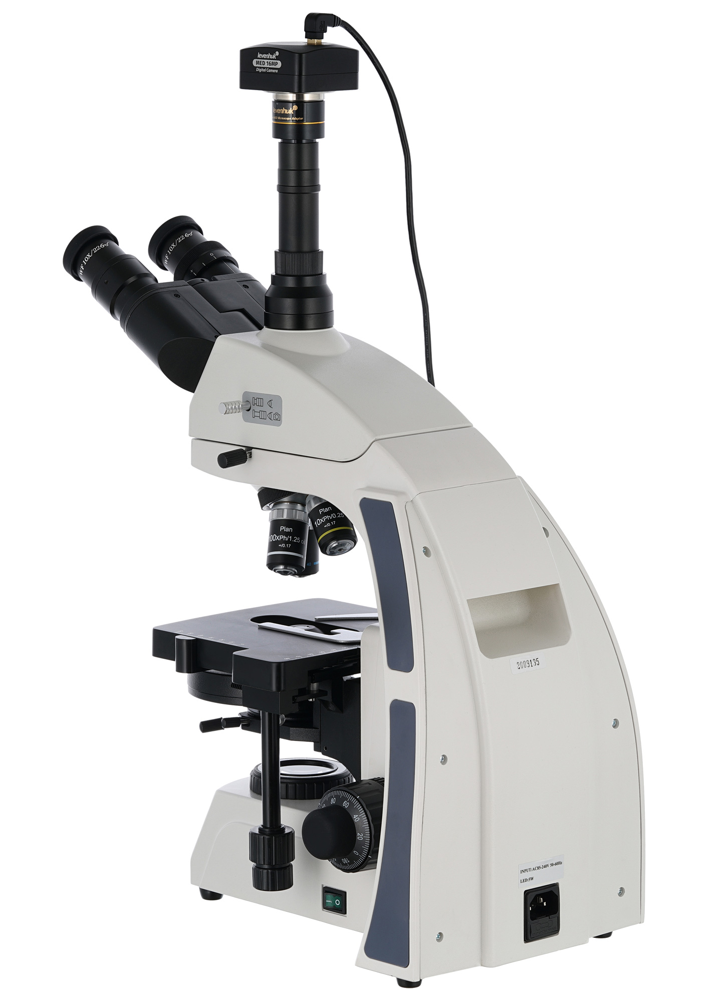 картинка Микроскоп цифровой Levenhuk MED D45T, тринокулярный от магазина снабжение школ