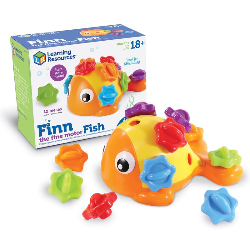 картинка Развивающая игрушка "Рыбка Финн"  (12 элементов) от магазина снабжение школ