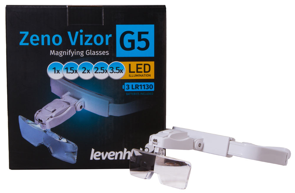 картинка Лупа-очки Levenhuk Zeno Vizor G5 от магазина снабжение школ