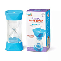 Развивающая игрушка "Песочные часы. 1 минута" (Гигантский таймер, голубой)