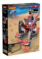 Детский развивающий конструктор Bauer Набор с кинетическим песком, роботом и пилотом в коробке "Technobot" 3+ Красный